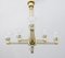 Art Deco Chandelier in Murano Glass and Brass by Barovier & Toso for Sciolari, 1930, Image 4