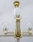 Art Deco Chandelier in Murano Glass and Brass by Barovier & Toso for Sciolari, 1930, Image 5