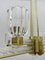 Art Deco Chandelier in Murano Glass and Brass by Barovier & Toso for Sciolari, 1930 15