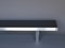 Table Basse Longue en Aluminium et Verre, 1990s 13