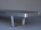 Tavolino da caffè lungo in alluminio e vetro, anni '90, Immagine 12