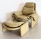 P60 Lounge Chair and Ottoman by Vittorio Introini for Saporiti, 1960s-1970s, Set of 2, Image 3