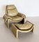P60 Lounge Chair and Ottoman by Vittorio Introini for Saporiti, 1960s-1970s, Set of 2, Image 5