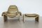 P60 Lounge Chair and Ottoman by Vittorio Introini for Saporiti, 1960s-1970s, Set of 2 7