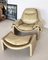 Fauteuil et Ottomane P60 par Vittorio Introini pour Saporiti, années 60-70, Set de 2 4