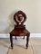 Victorian Carved Mahogany Side Chairs, 1850s, Set of 2 6