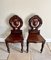 Victorian Carved Mahogany Side Chairs, 1850s, Set of 2 1