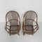 Fauteuils en Rotin et Bambou, 1950s, Set de 2 10