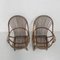 Rattan & Bamboo Armchairs, 1950s, Set of 2 10
