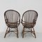 Fauteuils en Rotin et Bambou, 1950s, Set de 2 8