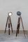Lampade da terra con treppiede vintage, WISKA, anni '90, set di 2, Immagine 6
