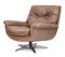 DS 31 Sofa and Swivel Lounge Chairs in Leather from de Sede, 1960s, Set of 3 2