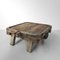 Brutalist Coffee Table in Base of a Cider Press, 1890s 1