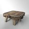 Brutalist Coffee Table in Base of a Cider Press, 1890s, Image 1