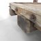 Brutalist Coffee Table in Base of a Cider Press, 1890s, Image 8