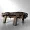 Brutalist Coffee Table in Base of a Cider Press, 1890s 16