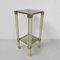 Hollywood Regency Side Table with 2 Glass Plates, 1970s, Image 13