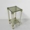 Hollywood Regency Side Table with 2 Glass Plates, 1970s, Image 3