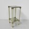 Hollywood Regency Side Table with 2 Glass Plates, 1970s 12