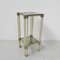Hollywood Regency Side Table with 2 Glass Plates, 1970s, Image 12