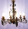 Large Chandelier and Sconces attributed to Gilbert Poillerat, 1950s, Set of 3, Image 3