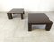 Brown Lacquer Coffee Tables, 1970s, Set of 2 1