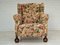 Vintage Danish Relax Chair in Flowers Fabric, 1950s, Image 2