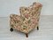 Vintage Danish Relax Chair in Flowers Fabric, 1950s 17