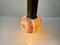 Lámpara colgante italiana moderna de mármol ónix y latón, años 70, Imagen 6