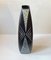 Scandinavian Modern Black Ceramic Burgundia Floor Vase by Svend Aage Holm-Sørensen, Søholm, 1960s 1