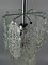Lámpara de araña era espacial vintage de cristal de Murano de Mazzega, años 70, Imagen 20