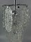 Lámpara de araña era espacial vintage de cristal de Murano de Mazzega, años 70, Imagen 16