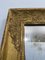 Antiker französischer Empire Spiegel mit Blattgold, 1820er 5