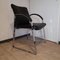 Vintage Armchair in Leather & Chrome-Plating, 1980s 4