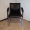 Vintage Armchair in Leather & Chrome-Plating, 1980s 2