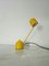Vintage Table Lamp in Metal and Yellow Enamel and Aluminum, 1960s 1