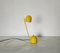 Vintage Table Lamp in Metal and Yellow Enamel and Aluminum, 1960s 5