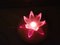 Pink Acrylic Water Lily Night Light Lamp, Eastern Europe, 1972, Image 12
