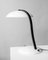 Lampe de Bureau Mid-Century Noire et Blanche, Italie, 1970s 2