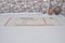 Tappeto Kilim Runner vintage a righe bianche, anni '60, Immagine 10