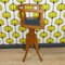 Vintage Children's Chair in Wood and Leather, Image 6