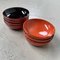 Japanese Urushi Wooden Bowls, Set of 7, Image 5