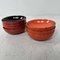 Japanese Urushi Wooden Bowls, Set of 7 1