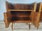 Mid-Century Bedside Tables in Walnut and Maple with Glass Tops, Italy, 1950s, Set of 2, Image 23