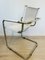 Mid-Century Cantilever Armchair Model S 34 in White Leather by Mart Stam, 1970s, Image 4