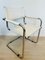 Mid-Century Cantilever Armchair Model S 34 in White Leather by Mart Stam, 1970s 7