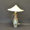 Lampe de Bureau Rose Cantonaise en Porcelaine 2