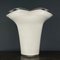 Vase Blanc en Verre de Murano, Italie, 1970s 12