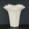 Weiße Vase aus Muranoglas, Italien, 1970er 12