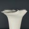 White Murano Glass Vase, Italy, 1970s 10